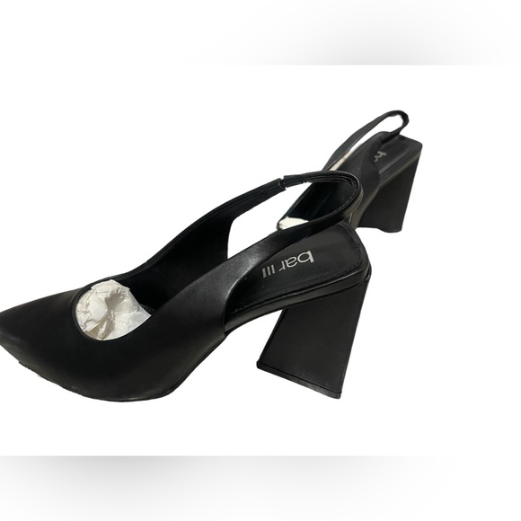 🌼💜💜 NEW BAR III Cushioned Arrica Pointed Toe Sculpted Heel Slip On Slingback - Picture 2 of 14
